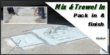 Trowel in FlexKrete102